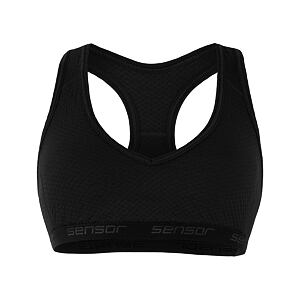 SENSOR MERINO DF biustonosz damski czarny