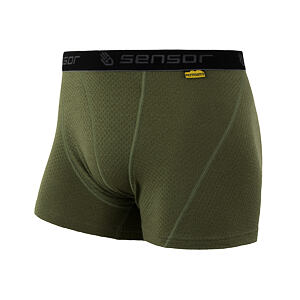 SENSOR MERINO DF spodenki męskie safari zielone