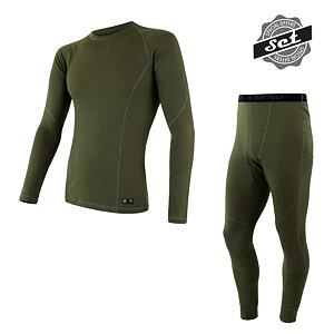 SENSOR SET MERINO DF męski długi rękaw + kalesony