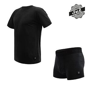 SENSOR SET MERINO CORDURA Męska koszulka z krótkim rękawem + szorty