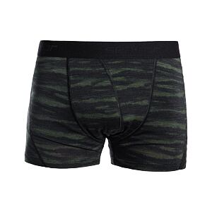 SENSOR MERINO IMPRESS spodenki męskie czarne/batik