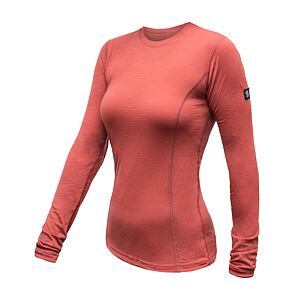 SENSOR MERINO ACTIVE koszulka damska z długim rękawem terakota