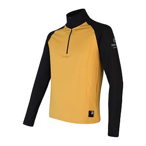 SENSOR COOLMAX THERMO męska bluza rozpinana musztardowo/czarna