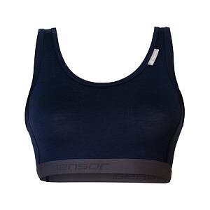 SENSOR MERINO ACTIVE biustonosz damski głęboki niebieski