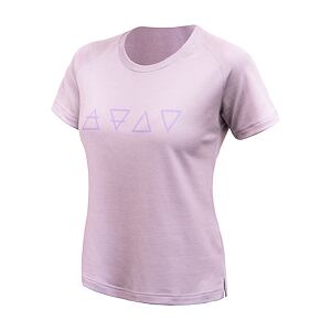 SENSOR MERINO BLEND ELEMENTS koszulka damska z krótkim rękawem mystic violet