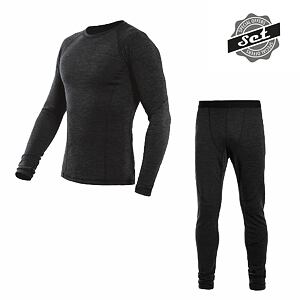 SENSOR SET Merino Bold długi rękaw męski + spodnie