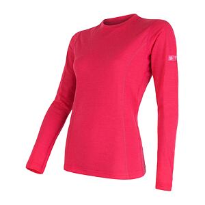SENSOR MERINO ACTIVE koszulka damska z długim rękawem magenta