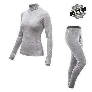 SENSOR SET Merino Bold długie damskie rękaw golf + dół