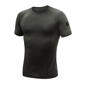 SENSOR MERINO AIR męska koszulka z krótkim rękawem oliwkowo-zielona