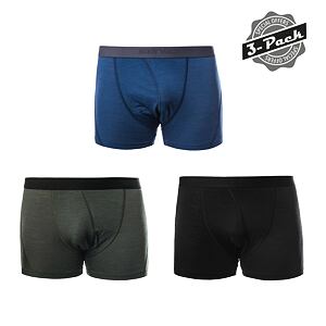 SENSOR MERINO AIR 3-PACK spodenki męskie czarne/ciemnoniebieskie/oliwkowe