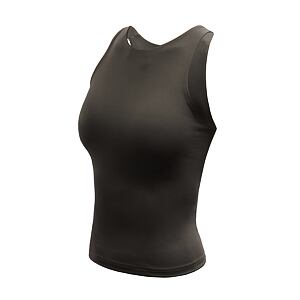 SENSOR INFINITY ECO damski crop top oliwkowozielony
