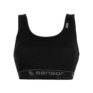 SENSOR MERINO ACTIVE biustonosz damski czarny