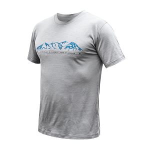 SENSOR MERINO ACTIVE MOUNTAINS koszula męska z krótkim rękawem, szara