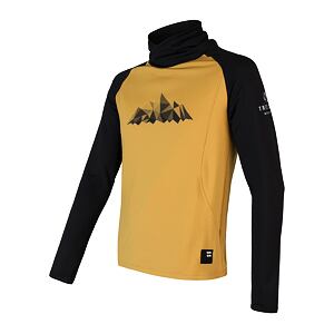 SENSOR COOLMAX THERMO MOUNTAINS bluza męska musztardowa/czarna