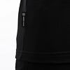 SENSOR MERINO ACTIVE NO LOGO Męska koszulka z krótkim rękawem raglan, czarna