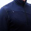 SENSOR MERINO UPPER męska bluza krótka rozpinana głęboki błękit